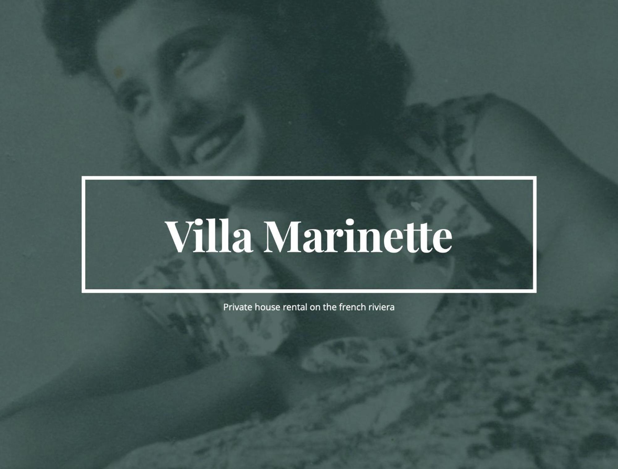 Villa Marinette ジュアン・レ・パン エクステリア 写真